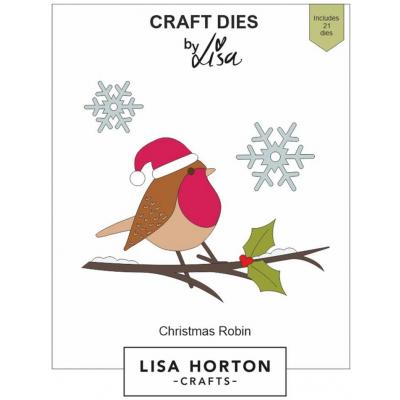 Lisa Horton Crafts Dies - Christmas Robin